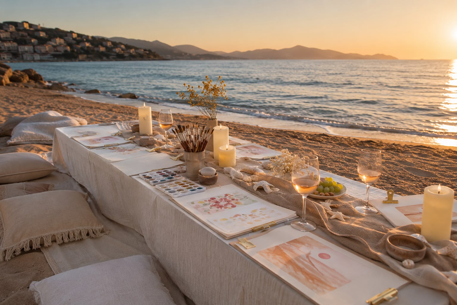 Apéro Créatif — Atelier d’aquarelle à Ajaccio