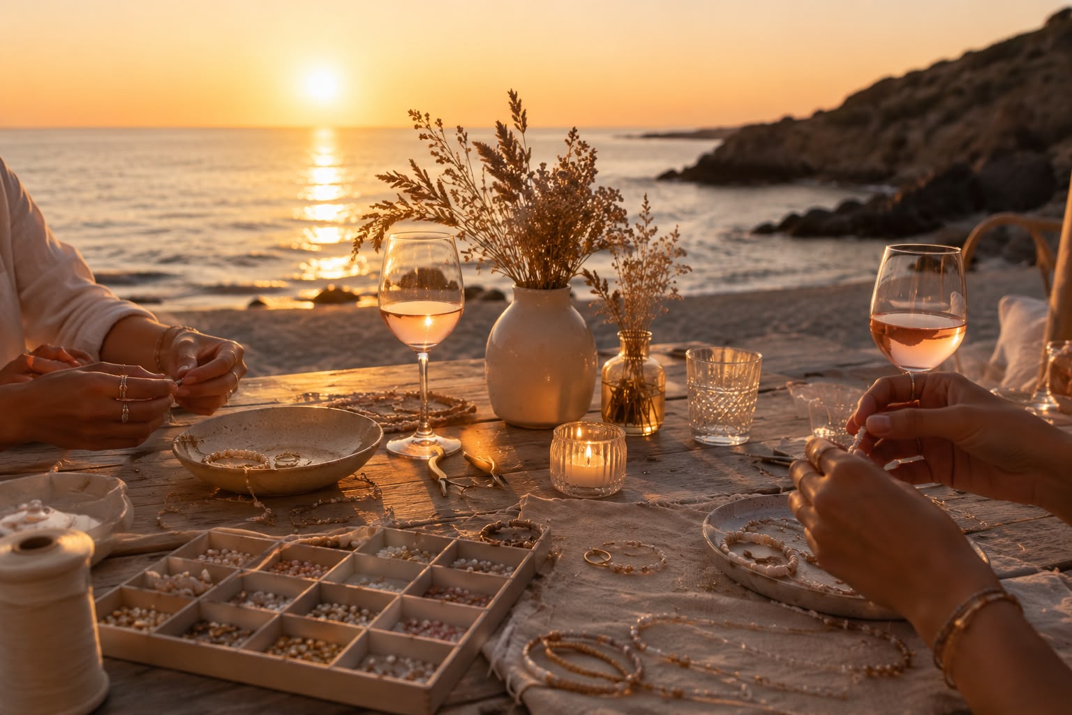 Apéro Créatif — Atelier bijoux à Ajaccio